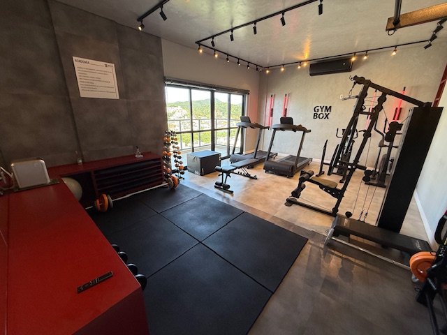 Academia equipada do Brava Garden Residence