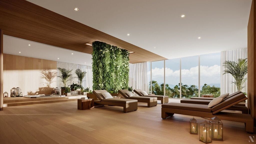 Ambiente de spa e relaxamento